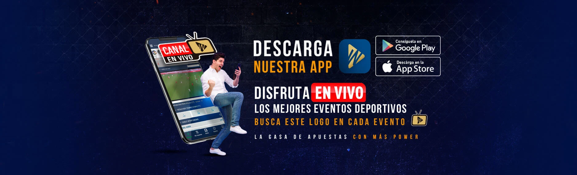 Descarga la aplicación Wplay y disfruta eventos deportivos en vivo